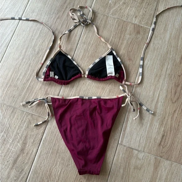 Burberry Check Trim Bikini - Picture 4 of 4